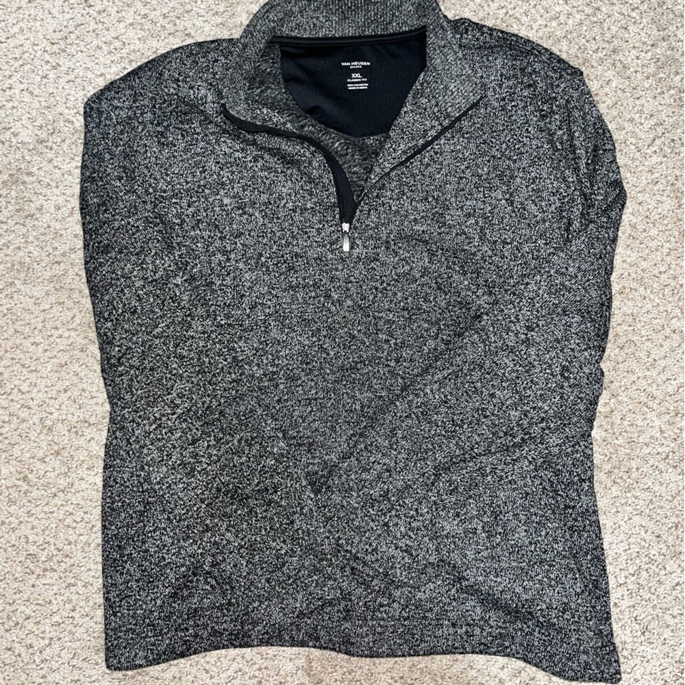 Mens quarter zip sweater